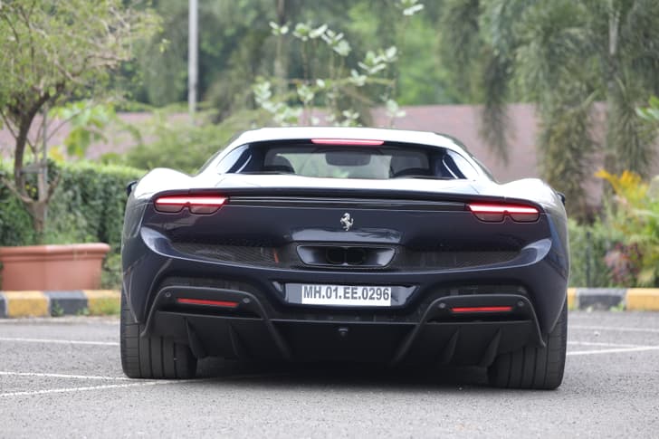 Ferrari 296 Gtb Rear View