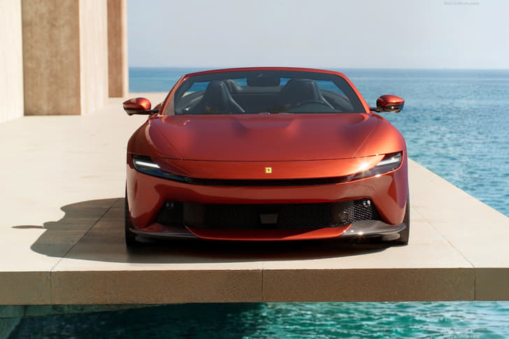 Ferrari Amalfi Spider Front View