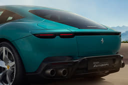 Ferrari Amalfi Rear View Ferrari Amalfi Rear View