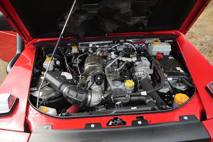 Open Bonnet Engine Shot