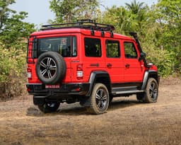 Force Gurkha 5 Door Rear View Force Gurkha 5 Door Rear View