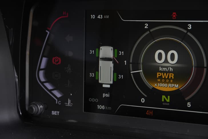 Force Gurkha 5 Door Dashboard