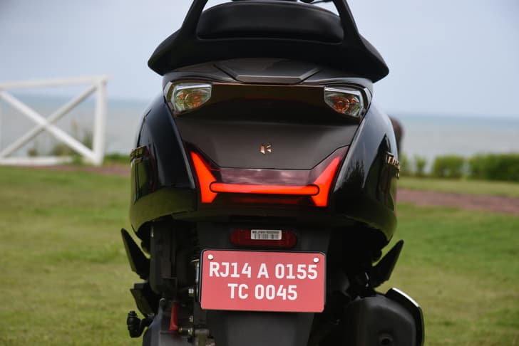 Hero Motocorp Destini 125 Rear View