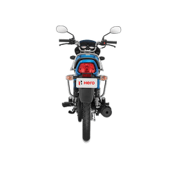 Hero Motocorp Hf Deluxe Rear View Hero Motocorp Hf Deluxe Rear View