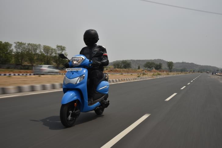 Hero Motocorp Pleasureplus Front View