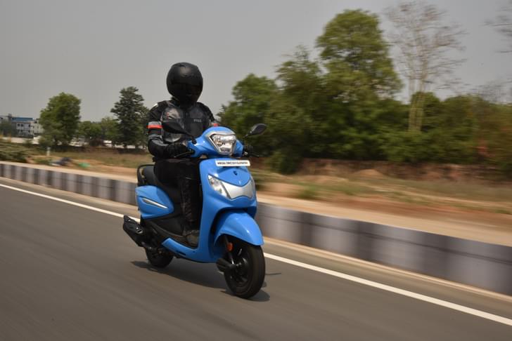 Hero Motocorp Pleasureplus Color Blue