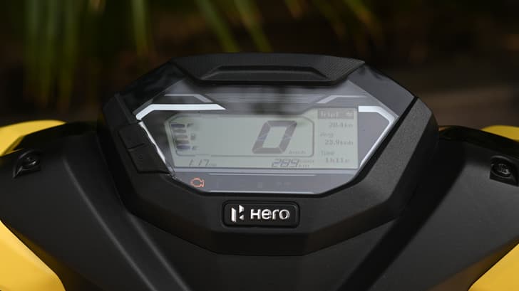 Hero Motocorp Xoom 125 Tripmeter
