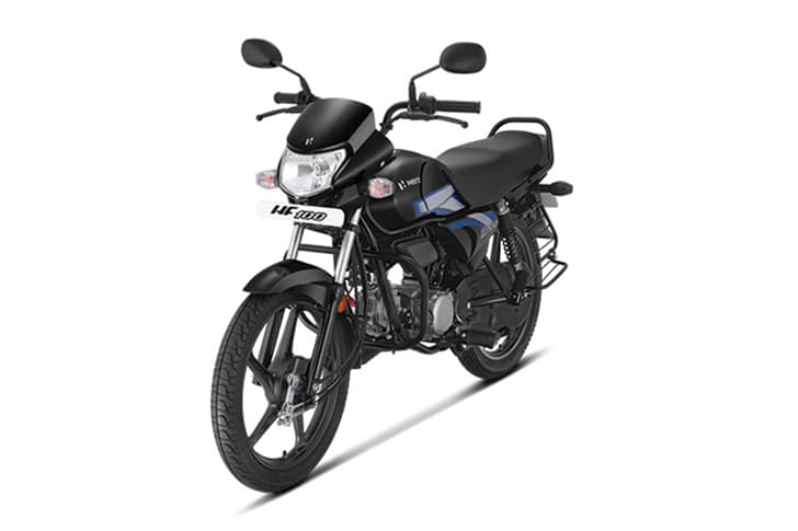 Hero Motocorp Hf 100 Front Left Three Quarter