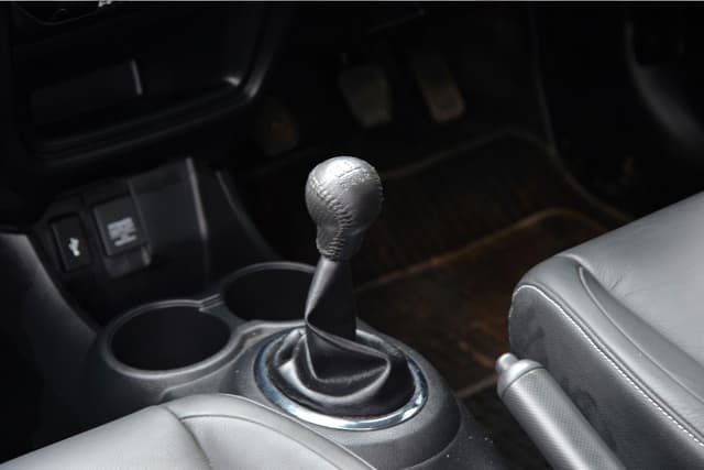 Leather Wrapped Gear Knob Shift Selector