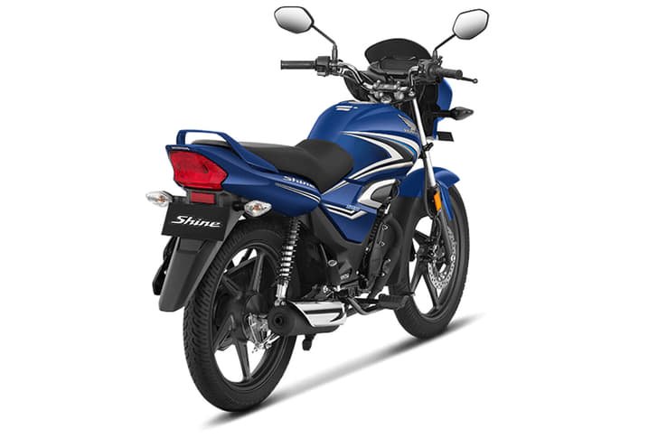 Honda Bikes Shine Rear View