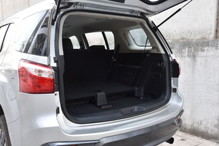 Isuzu Mu X Rear View