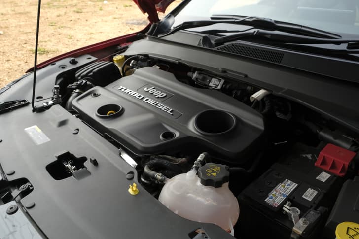 Open Bonnet Engine Shot