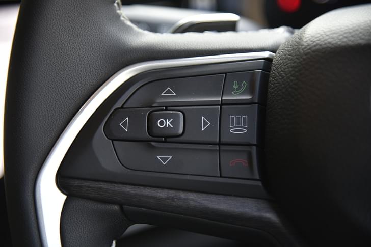 Leather Wrapped Steering Wheel