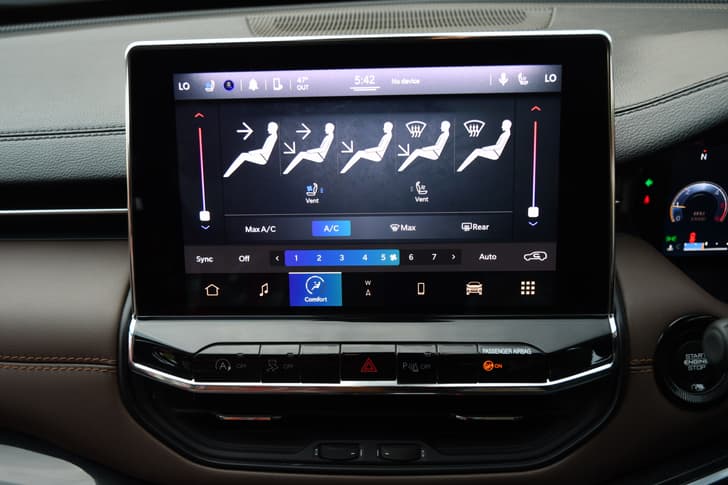 Jeep Meridian Dashboard