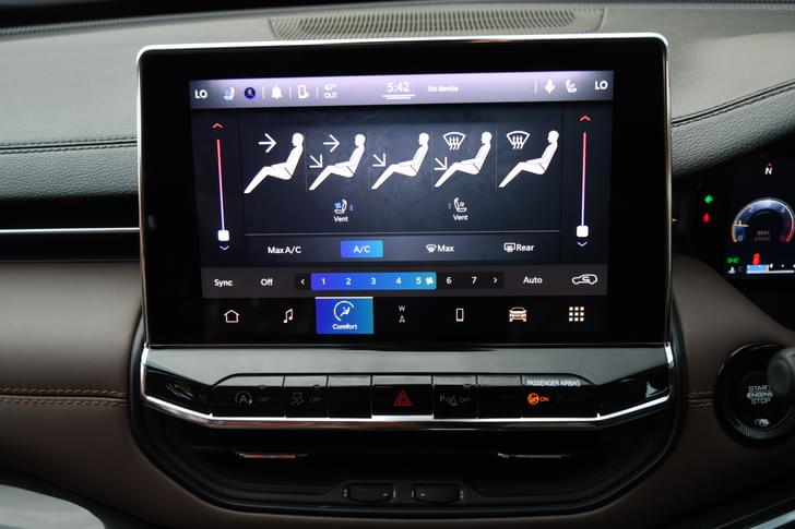 Jeep Meridian Dashboard