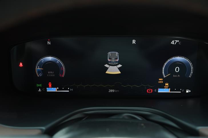 Jeep Meridian Dashboard