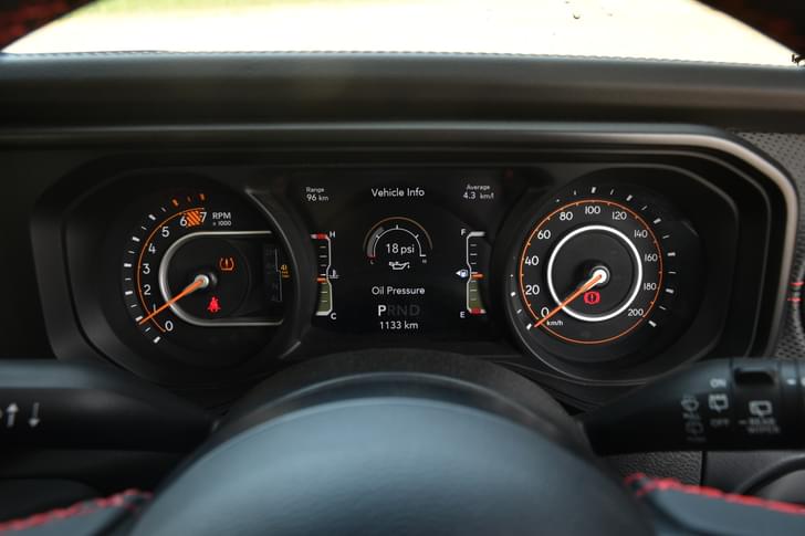 Jeep Wrangler Dashboard