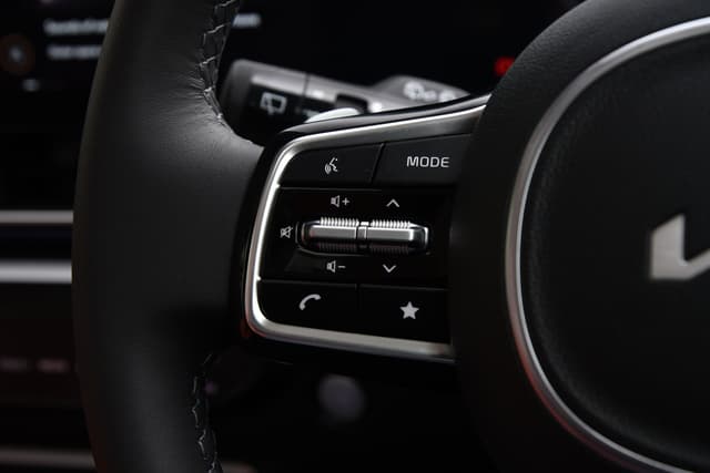 Leather Wrapped Steering Wheel Image - 4389
