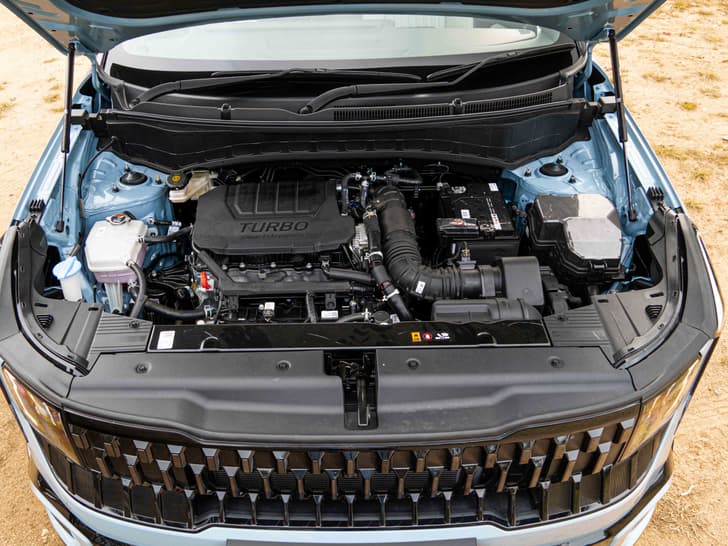 Open Bonnet Engine Shot