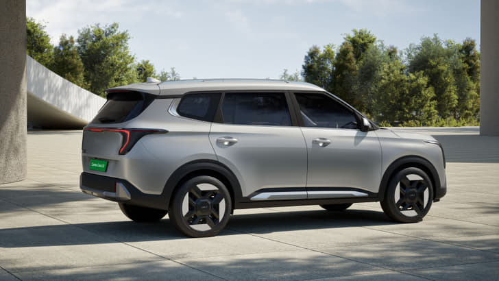 Kia Carens Clavis Ev Rear Right Three Quarter