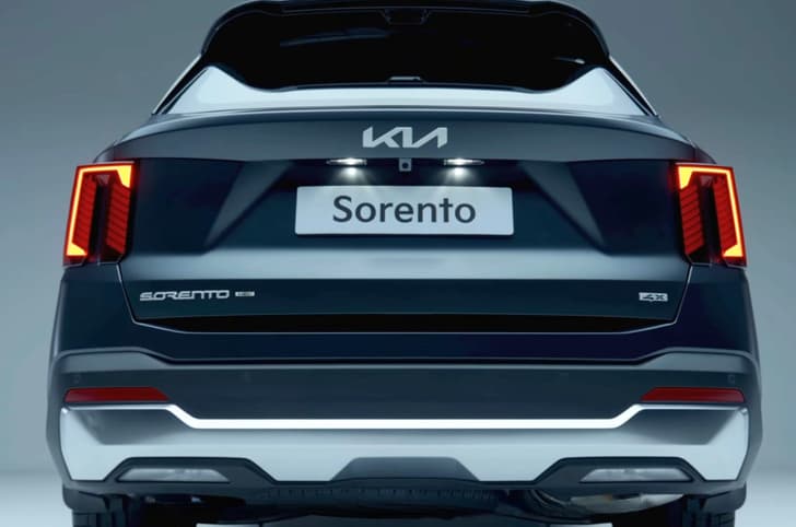 Kia Sorento Rear View Kia Sorento Rear View