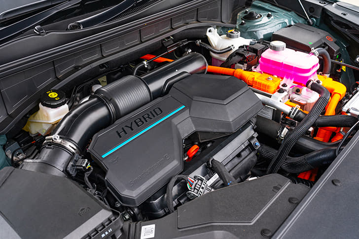 Open Bonnet Engine Shot