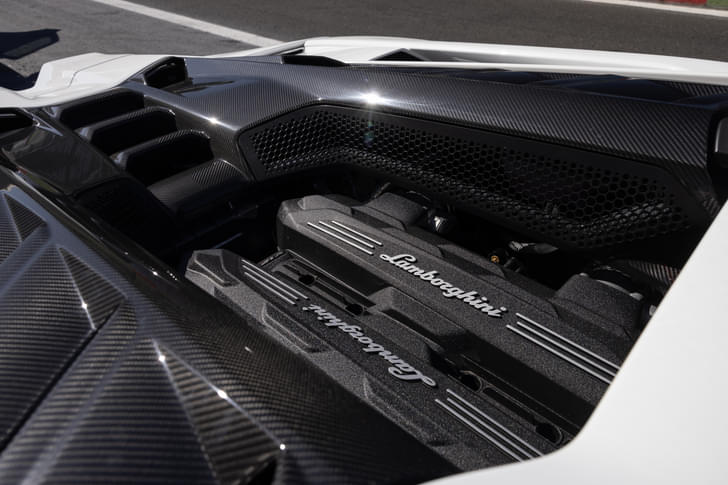 Lamborghini Revuelto Open Bonnet Engine Shot