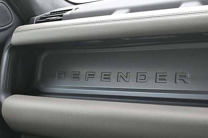 Land Rover Defender Glove Compartment Image – Defender Photos in India ...