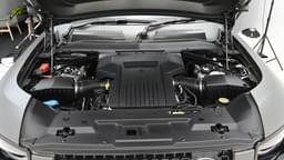 Land Rover Defender Open Bonnet Engine Shot