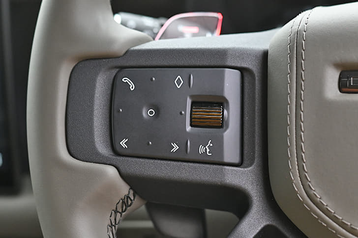 Land Rover Defender Leather Wrapped Steering Wheel