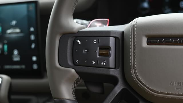 Leather Wrapped Steering Wheel Image - 29196