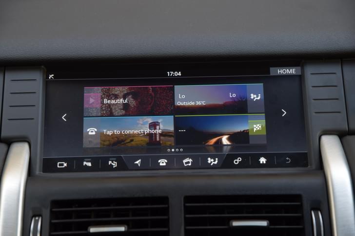 Land Rover Discovery Sport Infotainment System