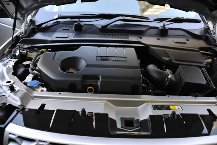 Open Bonnet Engine Shot