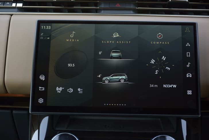 Land Rover Range Rover Sport Dashboard