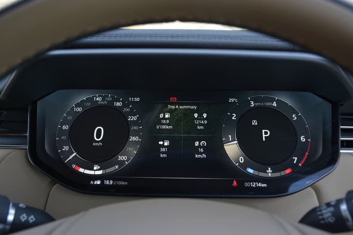 Land Rover Range Rover Sport Dashboard