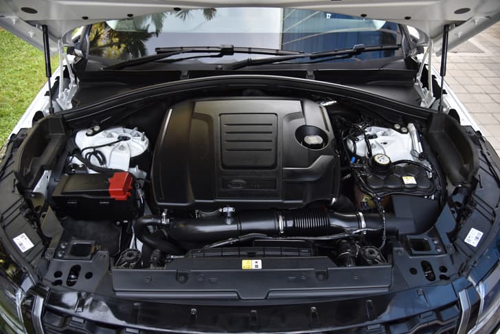 Land Rover Range Rover Velar Open Bonnet Engine Shot