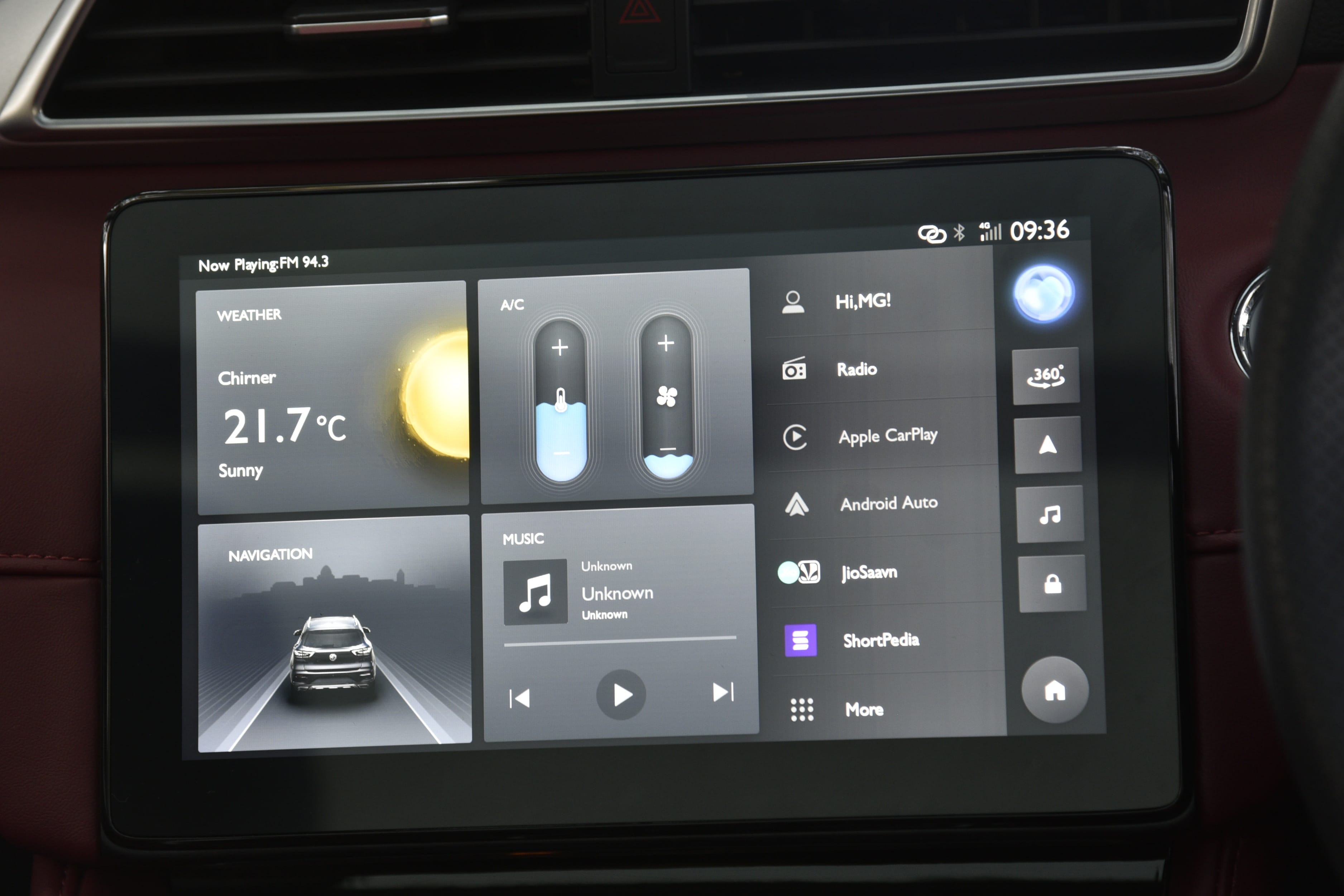 MG Astor Dashboard Image – Astor Photos in India | Autocar India
