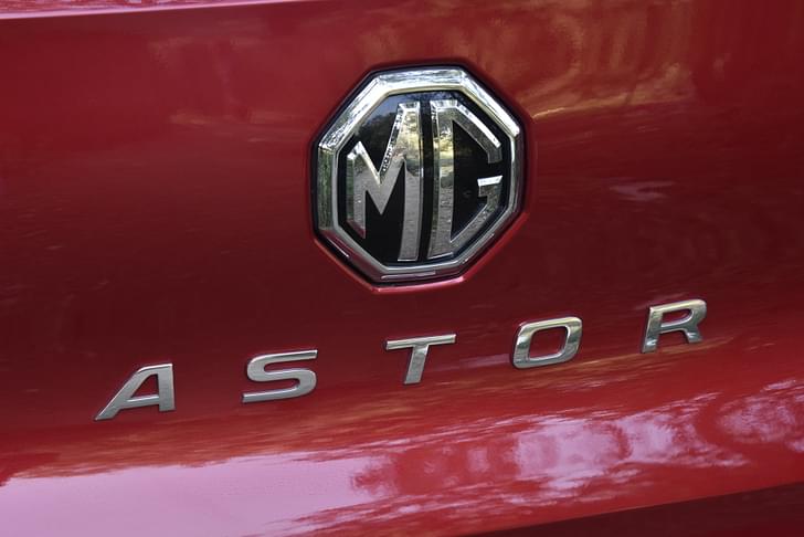 Mg Astor Rear View