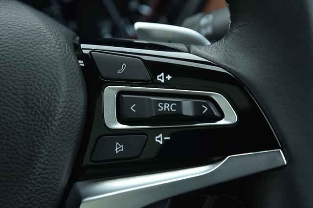 Leather Wrapped Steering Wheel Image - 9545