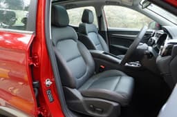 MG ZS EV Front Row Seats