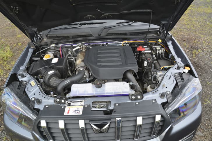 Open Bonnet Engine Shot