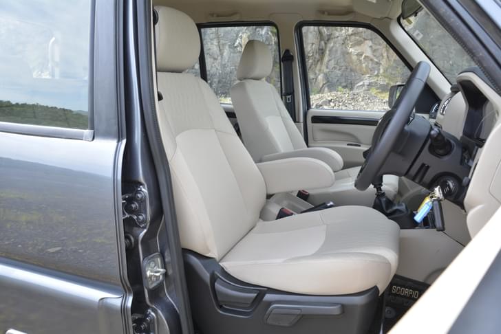 Mahindra Scorpio Classic Front Row Seats