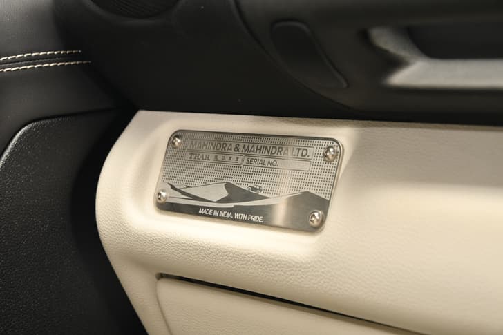 Mahindra Thar Roxx Glove Box