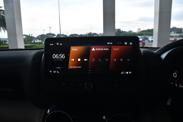 Mahindra Thar Roxx Dashboard