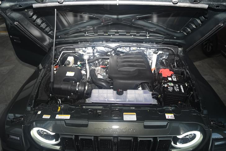 Open Bonnet Engine Shot