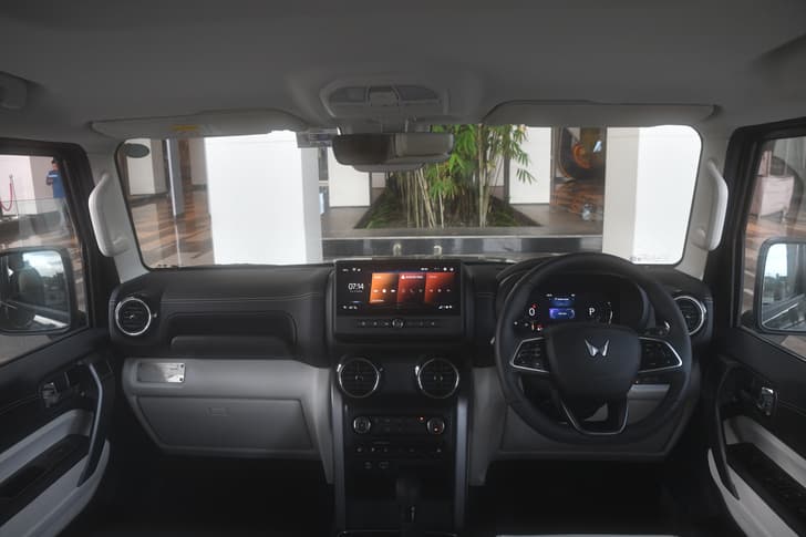 Mahindra Thar Roxx Dashboard