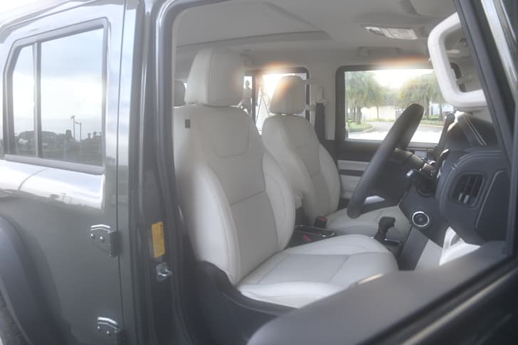 Mahindra Thar Roxx Front Row Seats