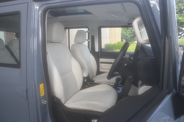 Mahindra Thar Roxx Front Row Seats