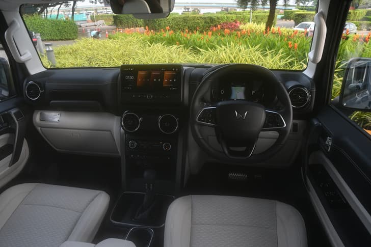 Mahindra Thar Roxx Dashboard