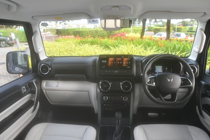 Mahindra Thar Roxx Dashboard